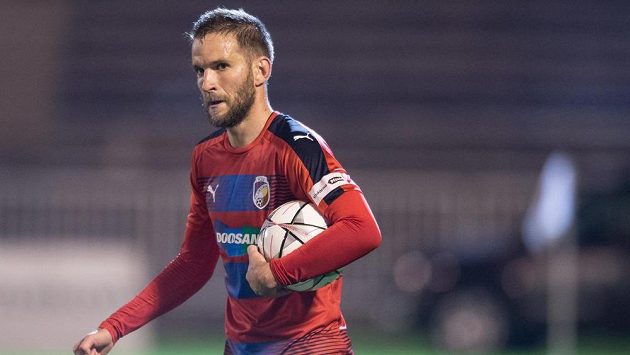 Útočník Viktorie Plzeň Marek Bakoš na archivním snímku. Útočník Viktorie Plzeň Marek Bakoš na archivním snímku.