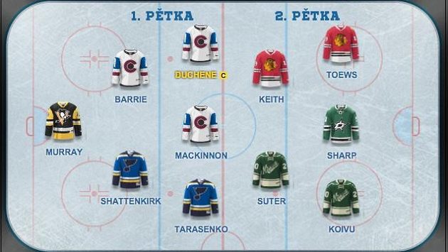Kapitánem našeho výběru je Matt Duchene. Kapitánem našeho výběru je Matt Duchene.