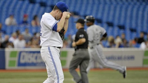 Baseballista Toronto Blue Jays Aaron Laffey. Baseballista Toronto Blue Jays Aaron Laffey.