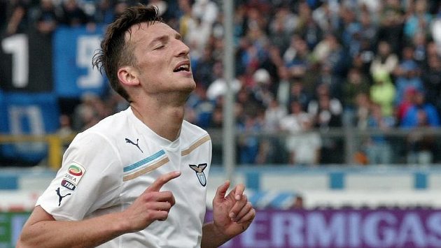 Libor Kozák v dresu Lazia Řím. Libor Kozák v dresu Lazia Řím.