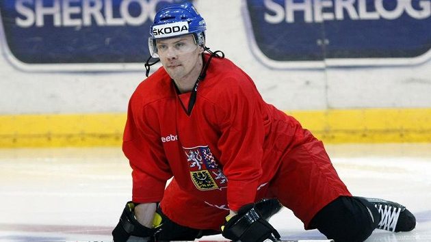 Ondřej Němec na tréninku národního týmu Ondřej Němec na tréninku národního týmu