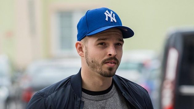 Brankář Dominik Furch na srazu hokejové reprezentace. Brankář Dominik Furch na srazu hokejové reprezentace.