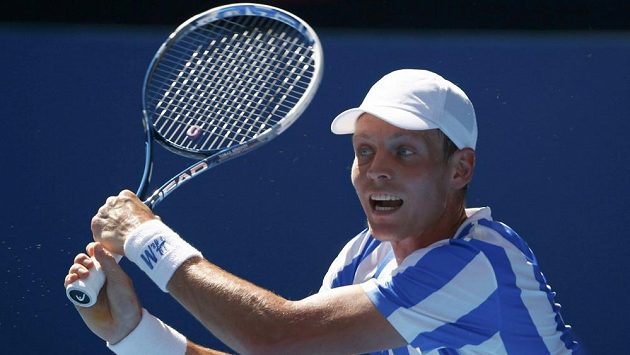 Český tenista Tomáš Berdych na Australian Open. Český tenista Tomáš Berdych na Australian Open.
