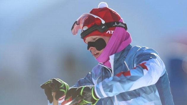 Veronika Vítková používá proti zimě, která v Pchjongčchangu panuje, ochranné tejpy. Veronika Vítková používá proti zimě, která v Pchjongčchangu panuje, ochranné tejpy.