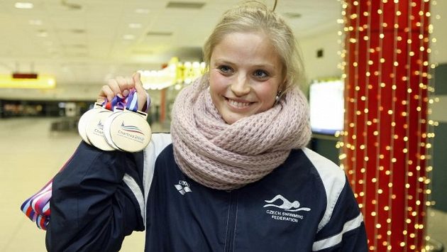 Naděje českého plavání Simona Baumrtová získala na ME čtyři "placky". Naděje českého plavání Simona Baumrtová získala na ME čtyři "placky".