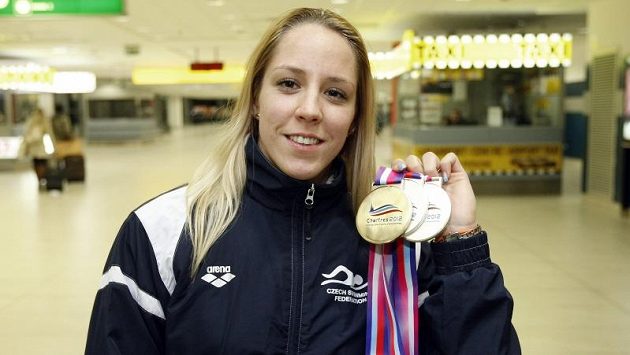 Plavkyně Petra Chocová. Plavkyně Petra Chocová.