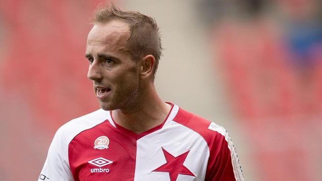 Tomáš Jablonský na archivním snímku z roku 2015 během svého působení ve Slavii. Tomáš Jablonský na archivním snímku z roku 2015 během svého působení ve Slavii.