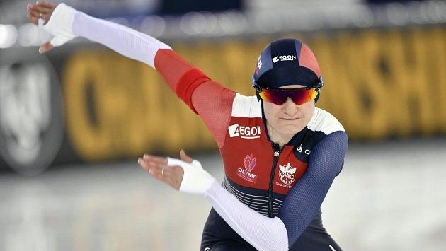 Rychlobruslařka Martina Sáblíková na vícebojařském ME v Heerenveenu. Rychlobruslařka Martina Sáblíková na vícebojařském ME v Heerenveenu.
