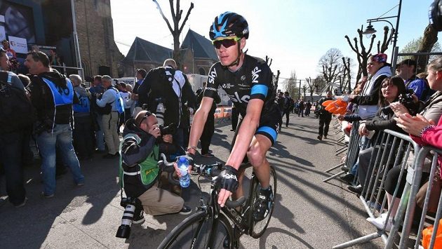 Britský cyklista Chris Froome Britský cyklista Chris Froome