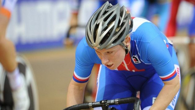 Dráhová cyklistka Jarmila Machačová. Dráhová cyklistka Jarmila Machačová.