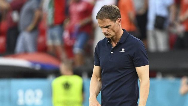 Zklamaný nizozemský kouč Frank de Boer Zklamaný nizozemský kouč Frank de Boer