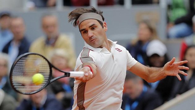 Švýcar Roger Federer v semifinále Roland Garros. Švýcar Roger Federer v semifinále Roland Garros.