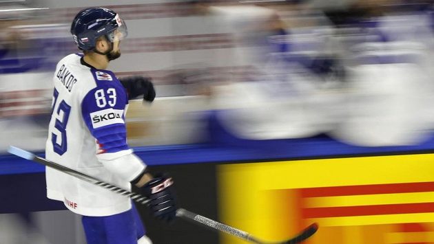 Slovák Martin Bakoš se raduje z gólu proti Bělorusku. Slovák Martin Bakoš se raduje z gólu proti Bělorusku.