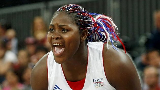Francouzská basketbalistka Isabelle Yacoubouová Francouzská basketbalistka Isabelle Yacoubouová