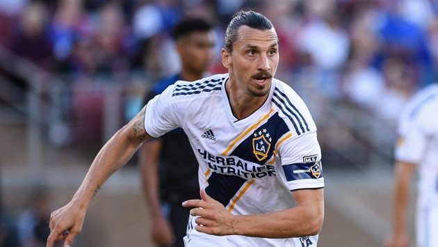 Švédský útočník Zlatan Ibrahimovic Švédský útočník Zlatan Ibrahimovic