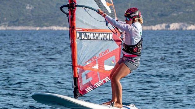 Windsurfařka Kateřina Altmannová Windsurfařka Kateřina Altmannová