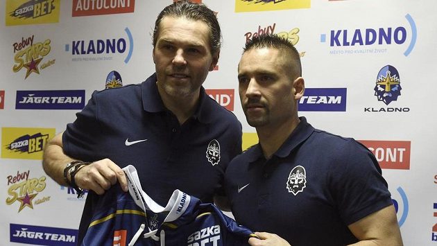 Majitel hokejového klubu Rytíři Kladno Jaromír Jágr (vlevo) a útočník Tomáš Plekanec. Majitel hokejového klubu Rytíři Kladno Jaromír Jágr (vlevo) a útočník Tomáš Plekanec.