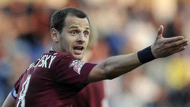 Kapitán fotbalistů Sparty Marek Matějovský Kapitán fotbalistů Sparty Marek Matějovský