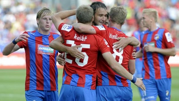 Radost fotbalistů Plzně Radost fotbalistů Plzně