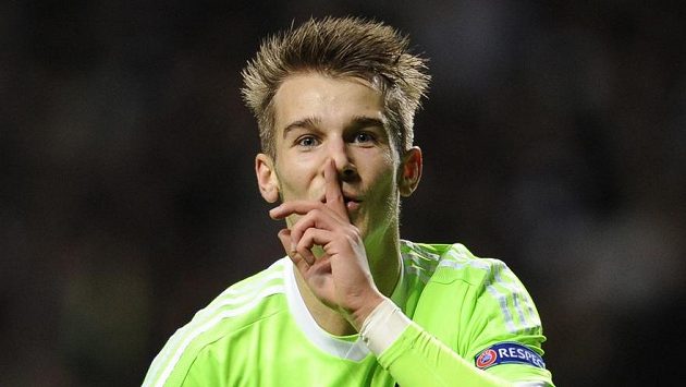 Václav Černý se v dresu Ajaxu raduje z branky. Václav Černý se v dresu Ajaxu raduje z branky.
