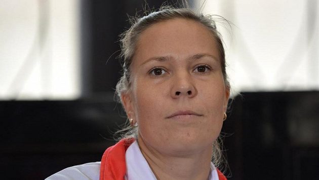 Česká tenistka Lucie Hradecká. Česká tenistka Lucie Hradecká.