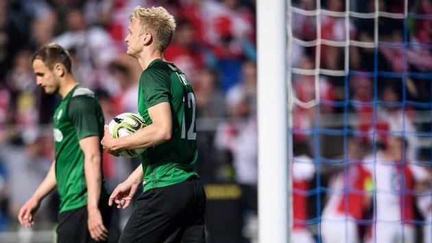 Jablonecký obránce Jaroslav Zelený. Jablonecký obránce Jaroslav Zelený.