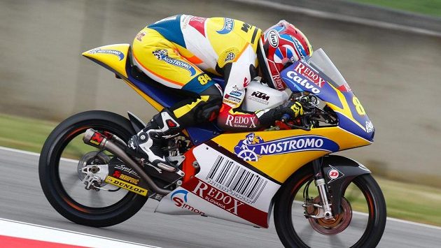 Český motocyklový jezdec Jakub Kornfeil na archivním snímku Český motocyklový jezdec Jakub Kornfeil na archivním snímku