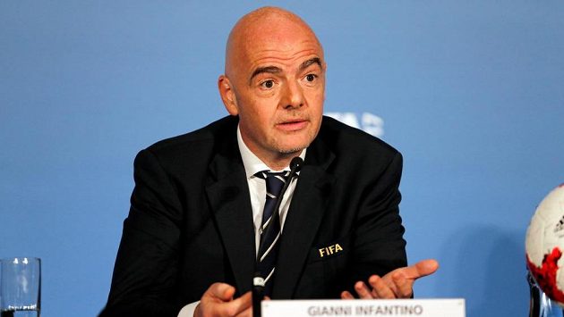 Šéf FIFA Gianni Infantino. Šéf FIFA Gianni Infantino.