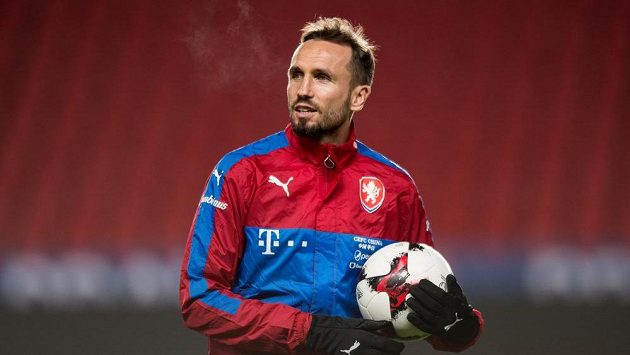 Tomáš Sivok během tréninku fotbalové reprezentace. Tomáš Sivok během tréninku fotbalové reprezentace.