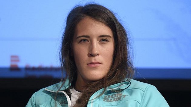 Lyžařka Gabriela Capová před startem sezony. Lyžařka Gabriela Capová před startem sezony.