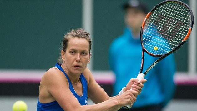 Barbora Strýcová v akci Barbora Strýcová v akci