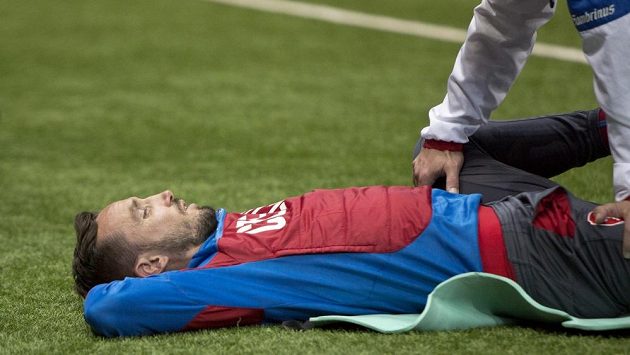 Tomáš Sivok na umělce v kazašské Astaně. Tomáš Sivok na umělce v kazašské Astaně.
