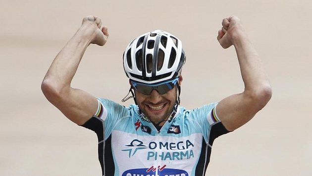 Belgický cyklista Tom Boonen Belgický cyklista Tom Boonen
