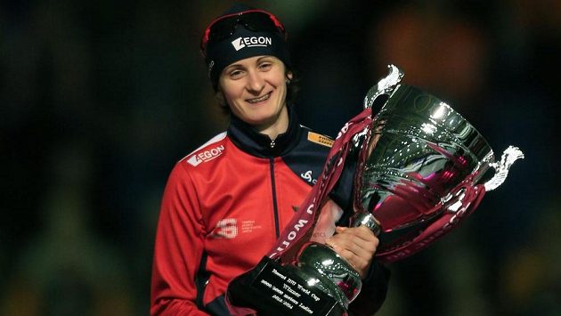 Osminásobná vítězka SP rychlobruslařek na dlouhých tratích Martina Sáblíková. Osminásobná vítězka SP rychlobruslařek na dlouhých tratích Martina Sáblíková.
