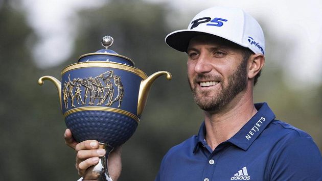 Američan Dustin Johnson v Mexiku. Američan Dustin Johnson v Mexiku.