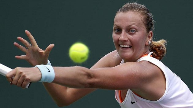 Petra Kvitová na turnaji v Miami Petra Kvitová na turnaji v Miami