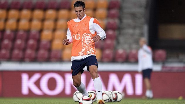 Nizozemský útočník Robin Van Persie na archivním snímku. Nizozemský útočník Robin Van Persie na archivním snímku.
