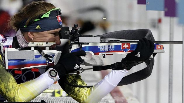 Slovenka Anastasia Kuzminová při vítězném závodě v Soči. Slovenka Anastasia Kuzminová při vítězném závodě v Soči.