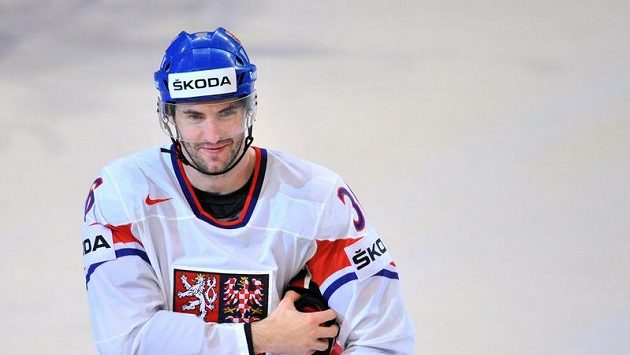 Obránce českého národního týmu Petr Čáslava Obránce českého národního týmu Petr Čáslava