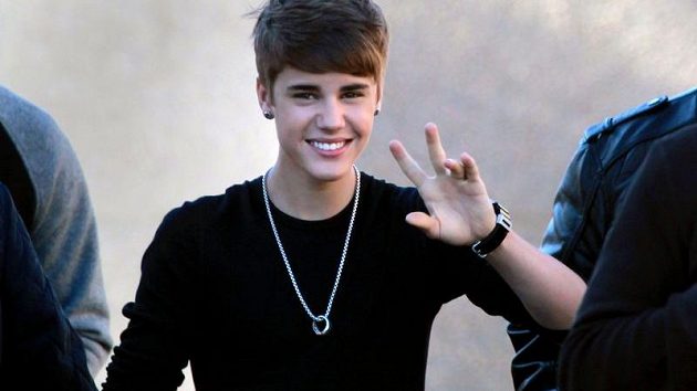 Popový zpěvák Justin Bieber Popový zpěvák Justin Bieber