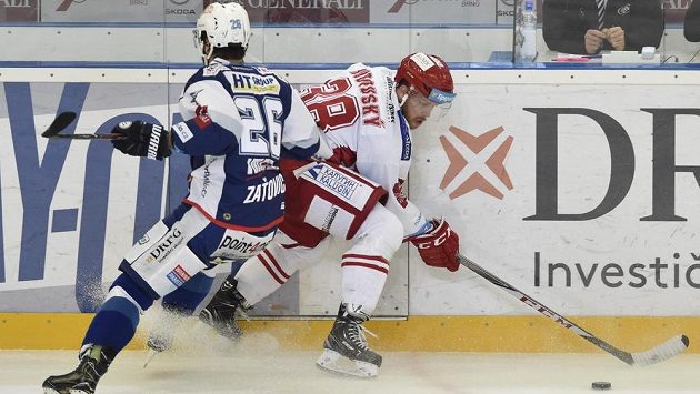 Zleva Martin Zaťovič z Brna a Jan Rudovský z Třince. Zleva Martin Zaťovič z Brna a Jan Rudovský z Třince.