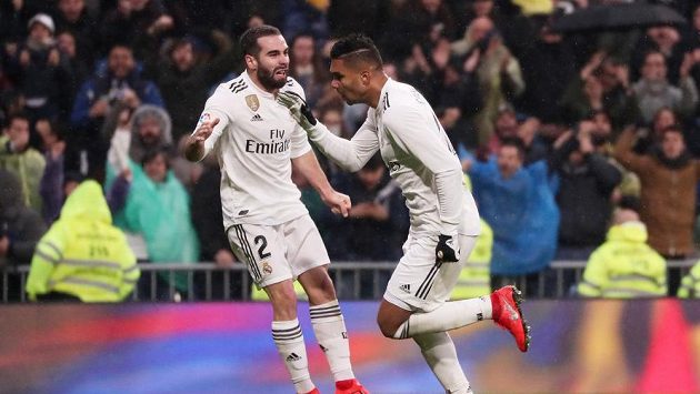 Casemiro se parádní brankou postaral o vedení Casemiro se parádní brankou postaral o vedení