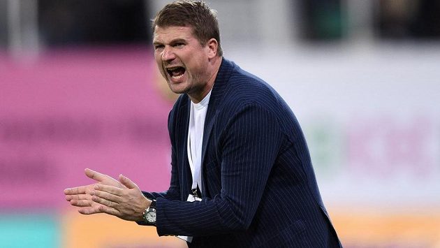 Hradecký trenér Luboš Prokopec Hradecký trenér Luboš Prokopec