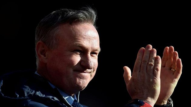 Kouč Stoke City Michael O'Neill na snímku z února 2020. Kouč Stoke City Michael O'Neill na snímku z února 2020.
