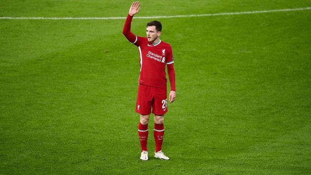 Obránce Liverpoolu Andrew Robertson. Obránce Liverpoolu Andrew Robertson.