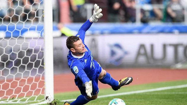 Brankář Baníku Jan Laštůvka Brankář Baníku Jan Laštůvka