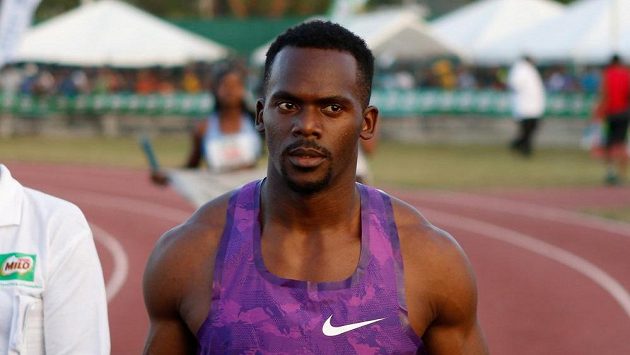 Jamajčan Nesta Carter při závodech v Montego Bay. Jamajčan Nesta Carter při závodech v Montego Bay.