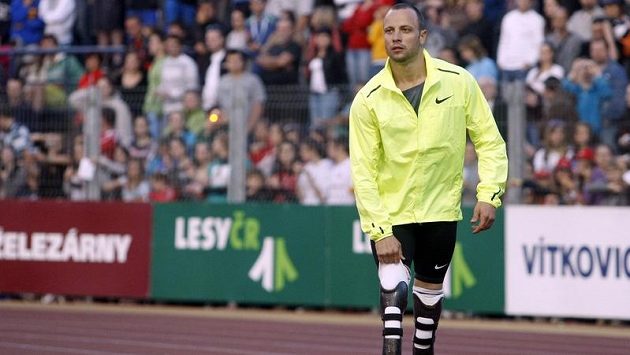 Jihoafrický sprinter Oscar Pistorius na Zlaté tretře v Ostravě Jihoafrický sprinter Oscar Pistorius na Zlaté tretře v Ostravě
