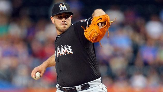 Nadhazovač Miami Marlins José Fernández. Nadhazovač Miami Marlins José Fernández.