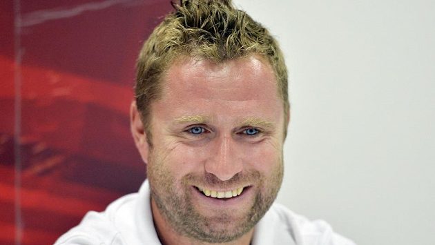 Útočník pražské Slavie Jaroslav Bednář. Útočník pražské Slavie Jaroslav Bednář.